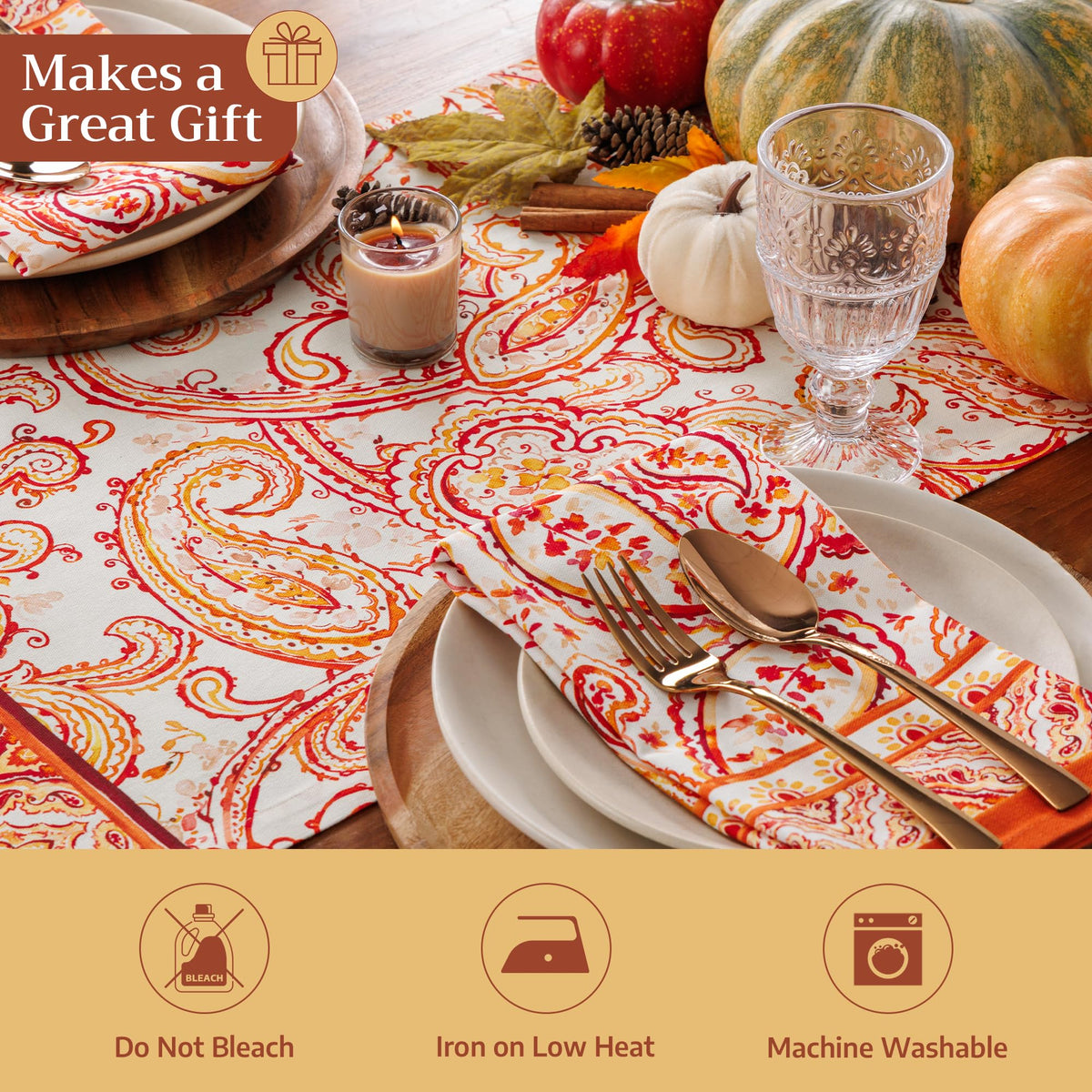Palatial Paisley Table Runners