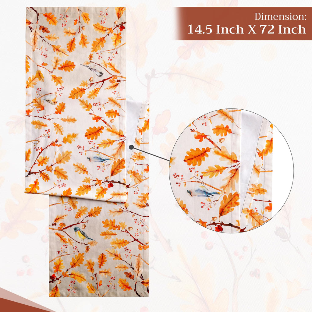 Oak Leaves Table Runners