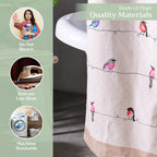 Birdies on Wire Shower Curtains