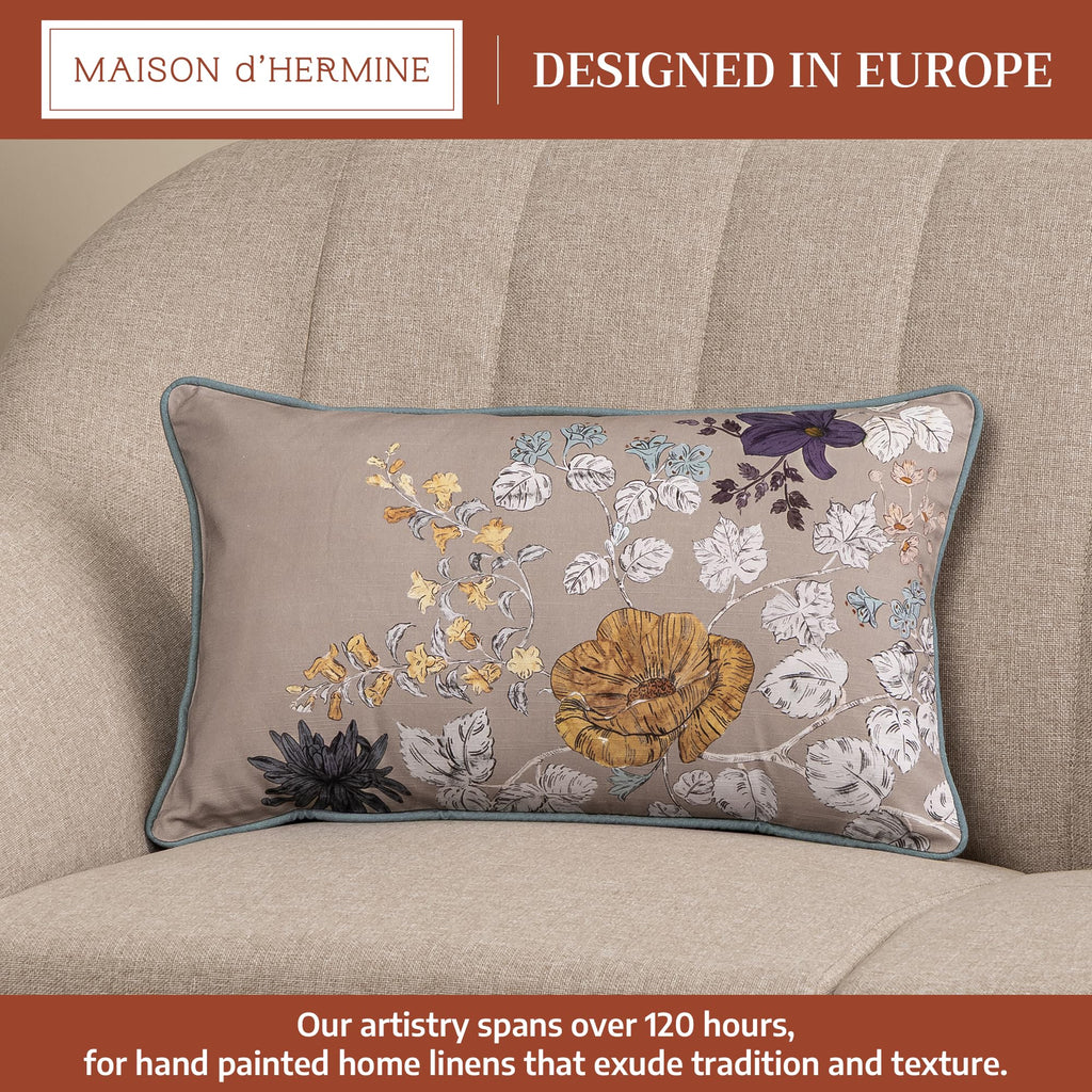 Clematis Throw Pillow Covers