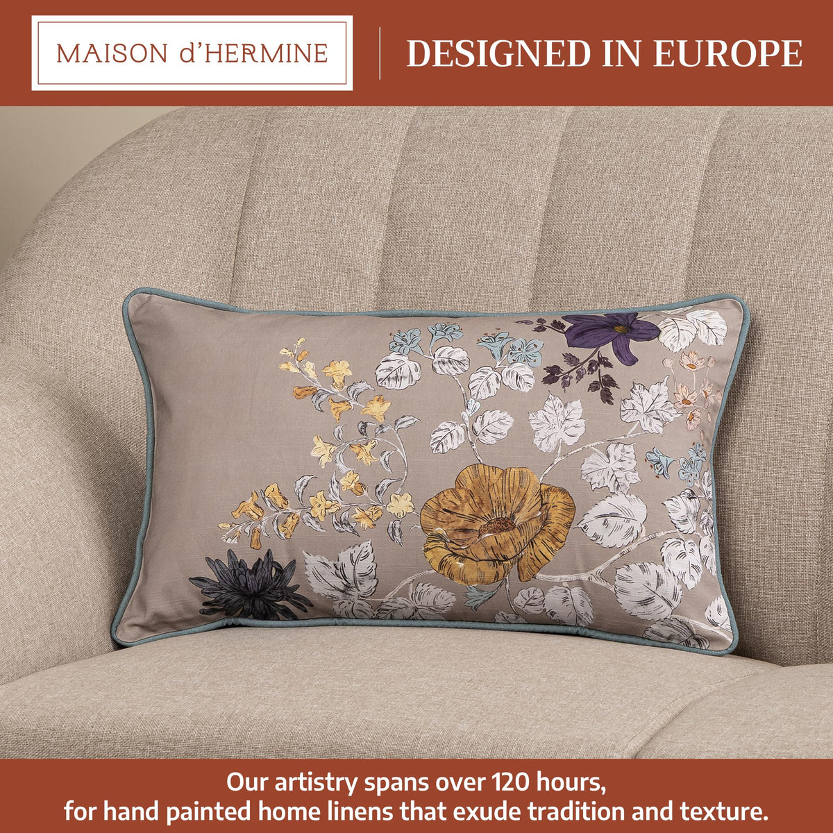 Clematis Throw Pillow Covers