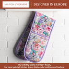Floral Love Double Oven Mitts