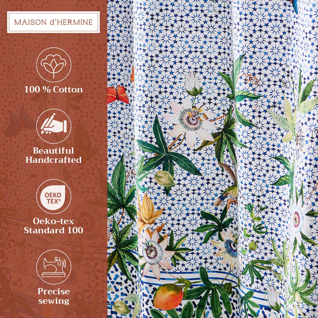 Passiflora Shower Curtains