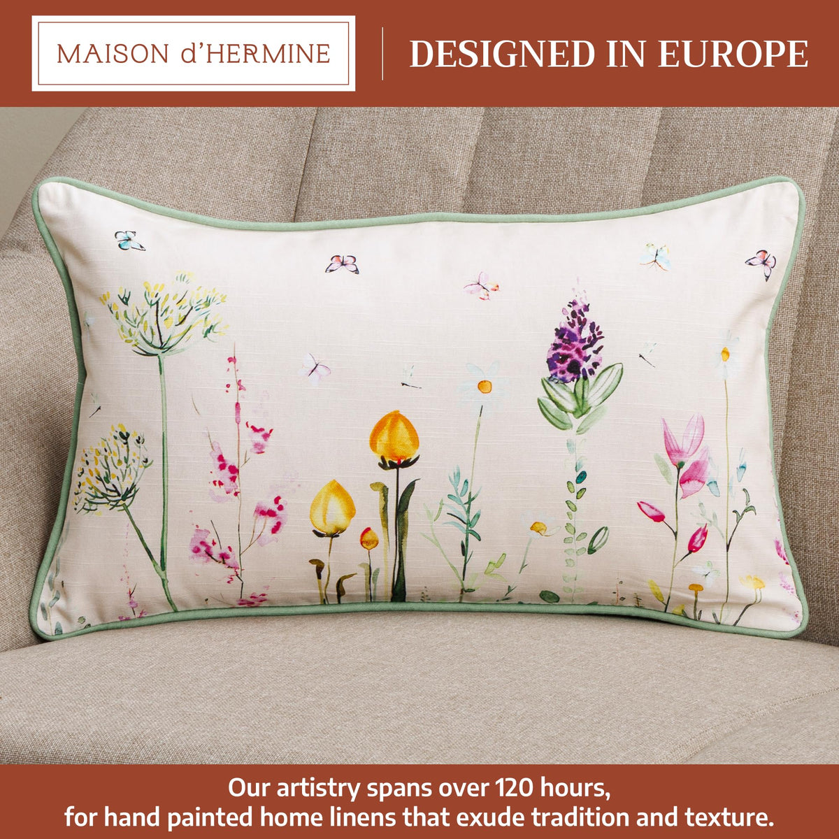 Botanical Fresh Throw Pillow Covers