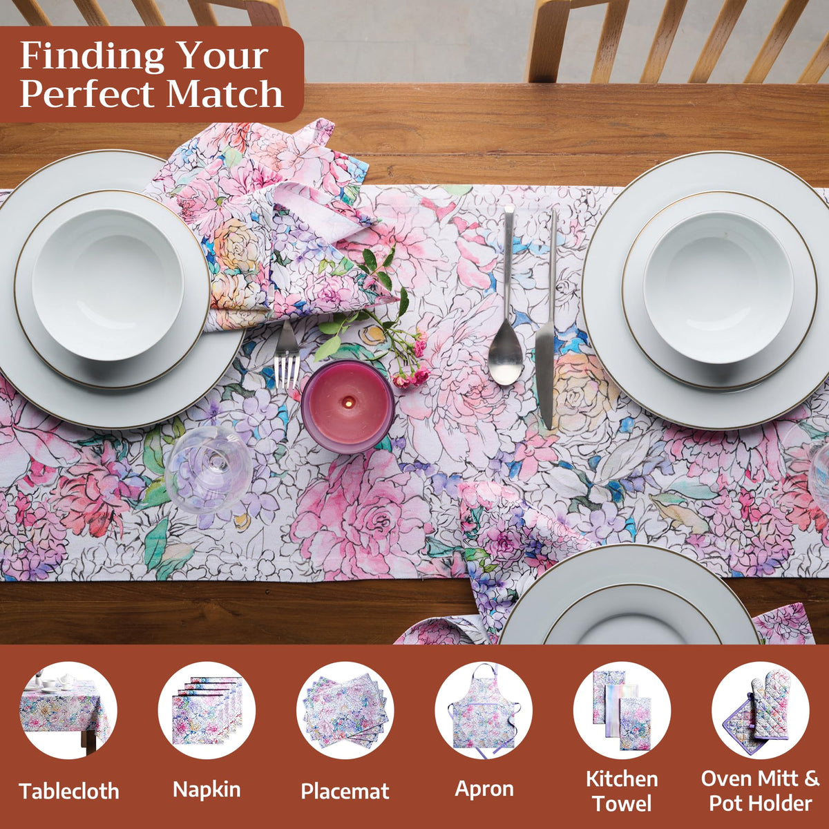 Floral Love Table Runners