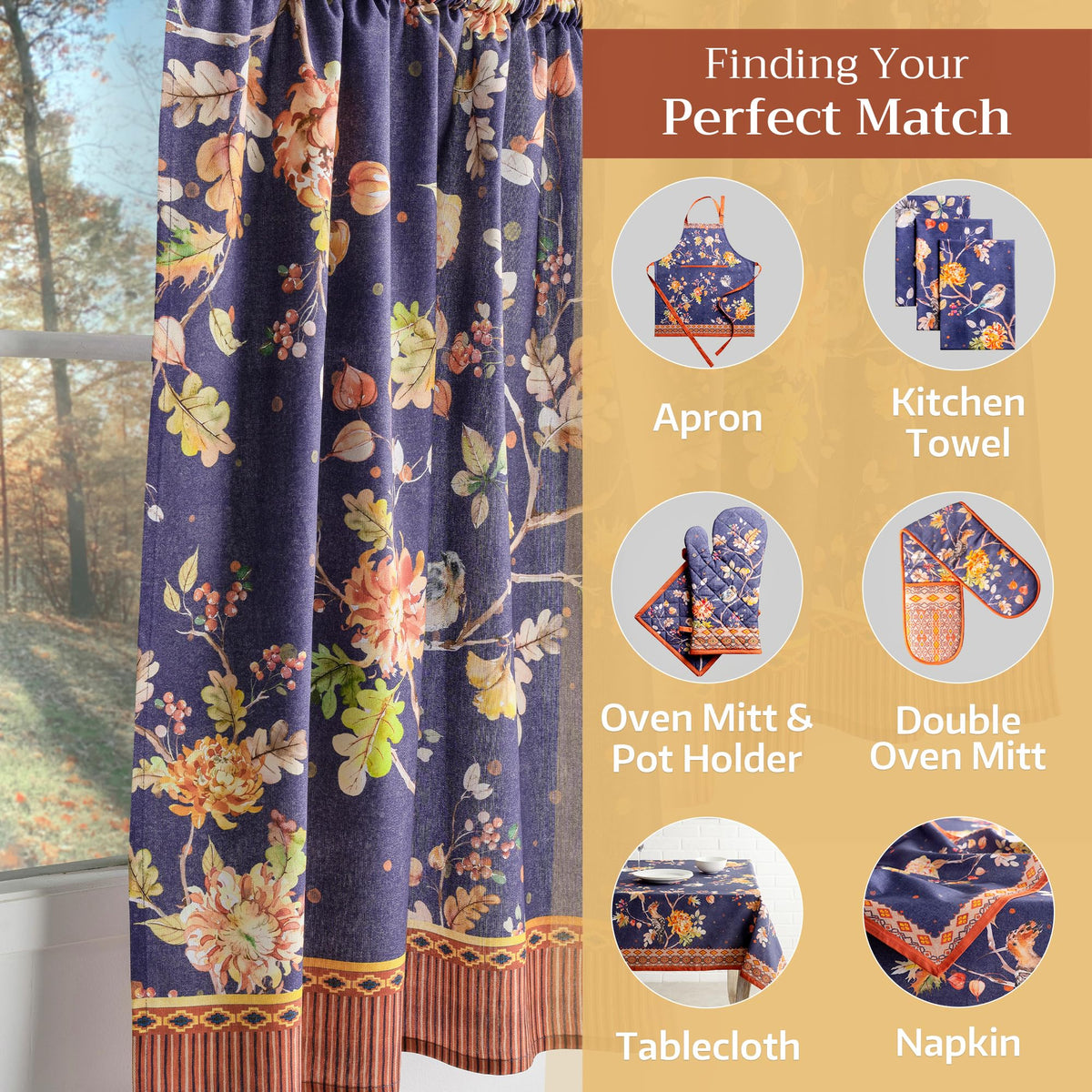 Kelim Kitchen Curtains