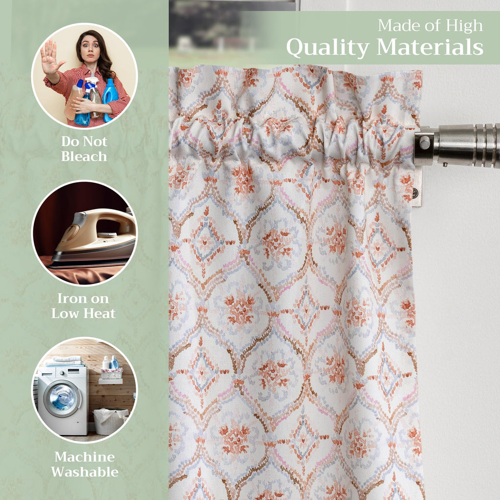 Fair Isle Kitchen Curtains