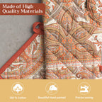 Kashmir Paisley Oven Mitts + Pot Holders