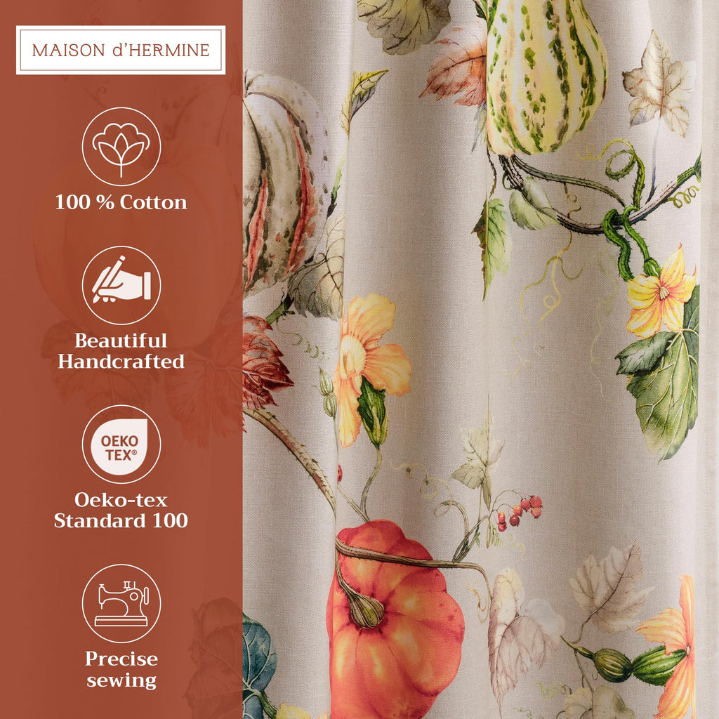 Potiron Kitchen Curtains