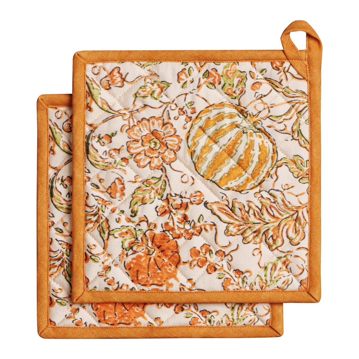 Pumpkin Spice Pot Holders