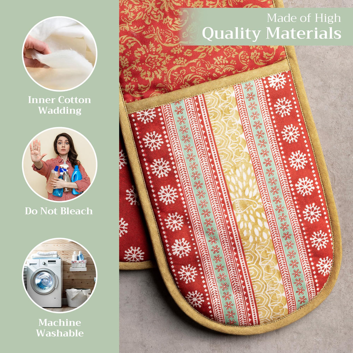 Sofia Double Oven Mitts