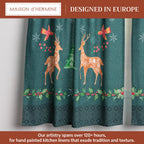 Hygge Christmas Kitchen Curtains
