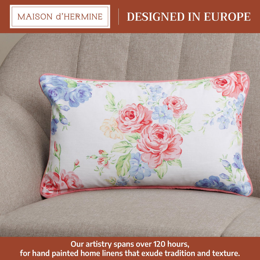 Vintage Floral Throw Pillow Covers