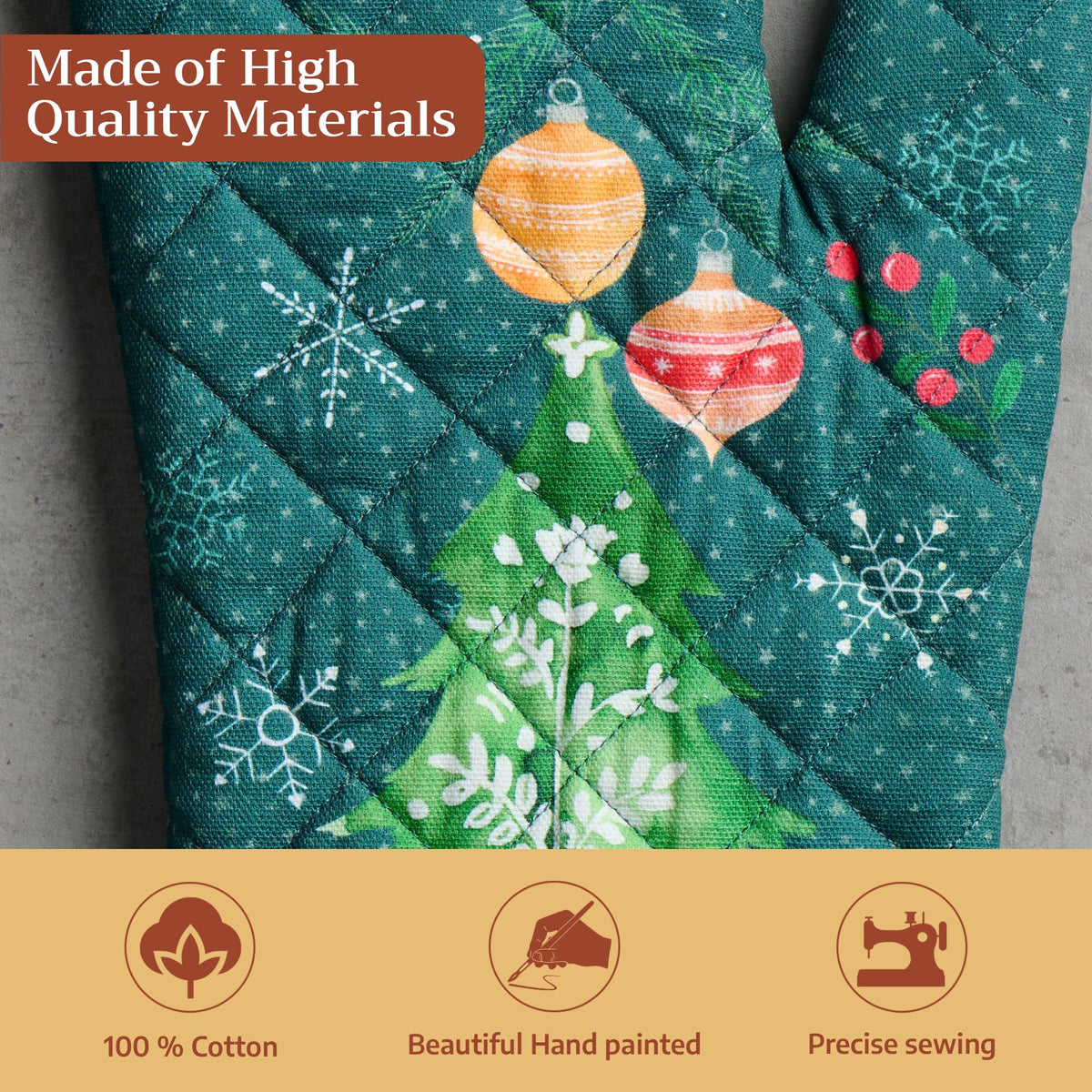 Hygge Christmas Oven Mitts
