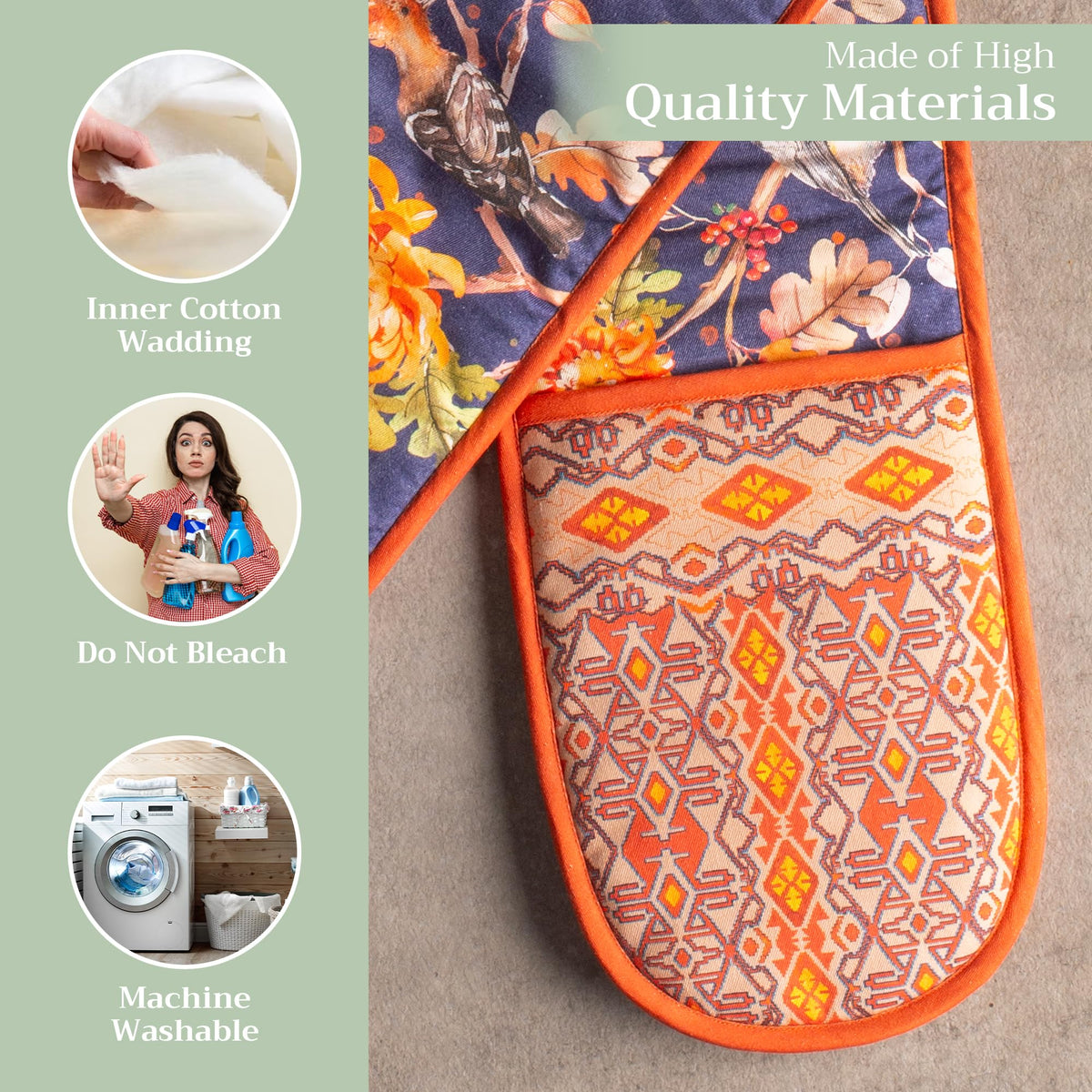 Kelim Double Oven Mitts
