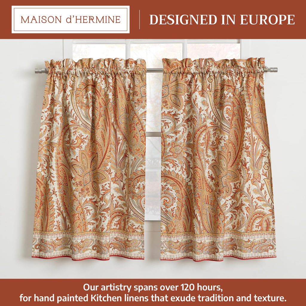 Kashmir paisley Kitchen Curtains