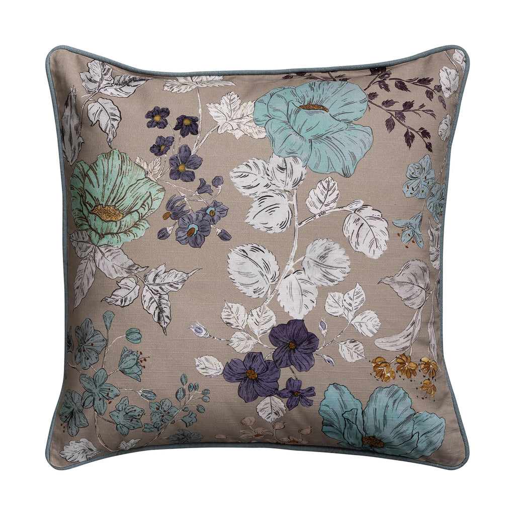 Clematis Throw Pillow Covers