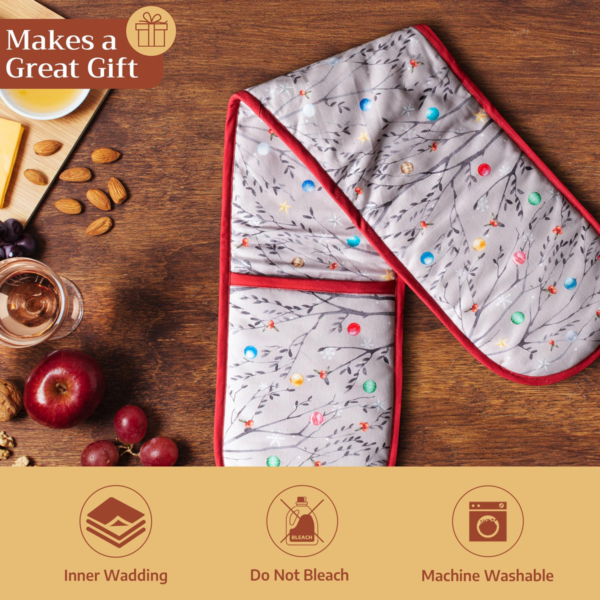 Fairy Christmas Double Oven Mitts