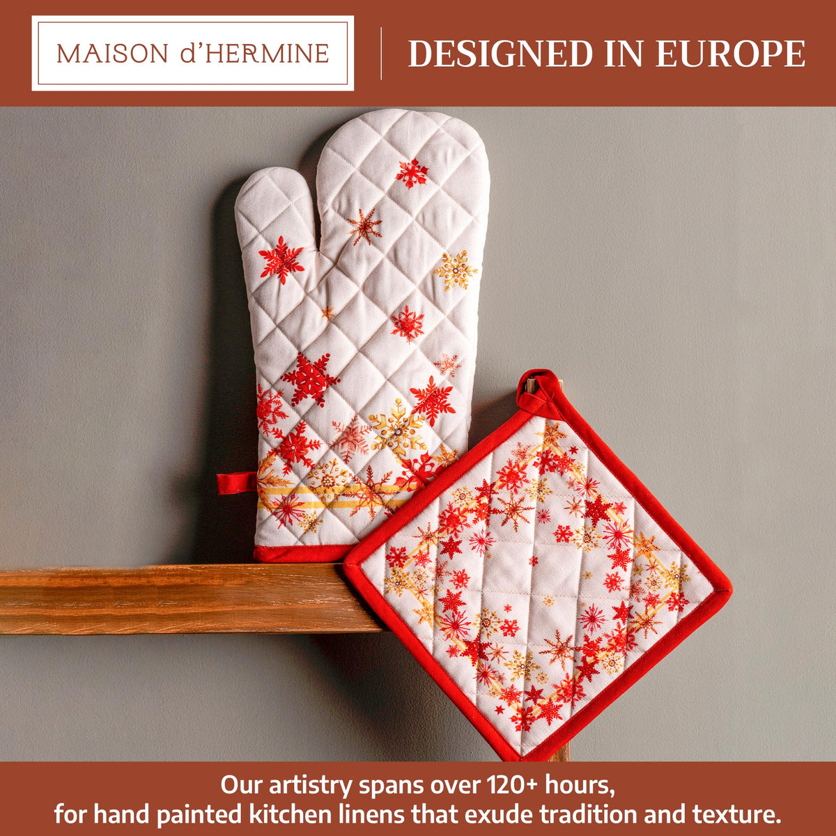 Crystal Star Oven Mitts + Pot Holders