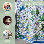 Passiflora Shower Curtains