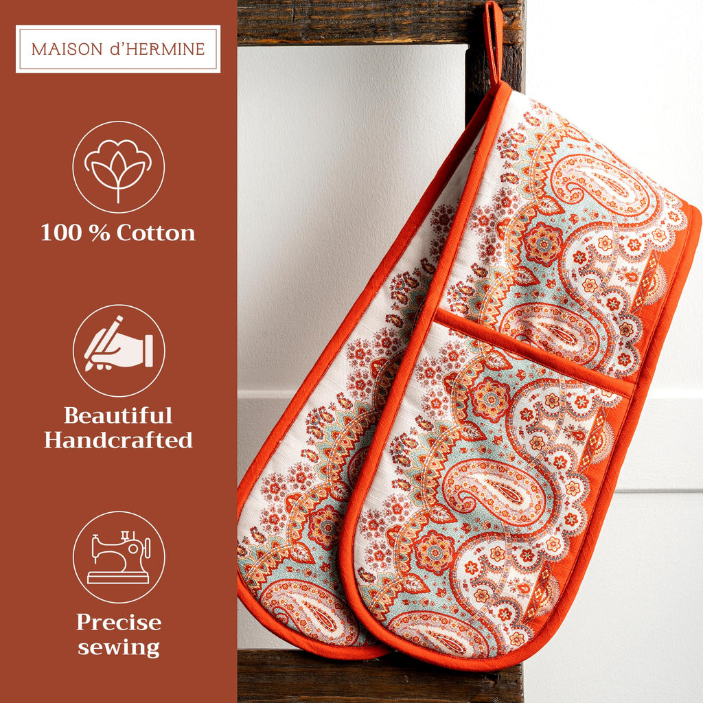 Cachemire Double Oven Mitts