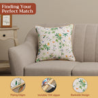 Passiflora Throw Pillow Covers