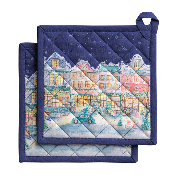 Christmas Market Pot Holders