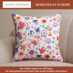 Happy Florals Throw Pillow Covers
