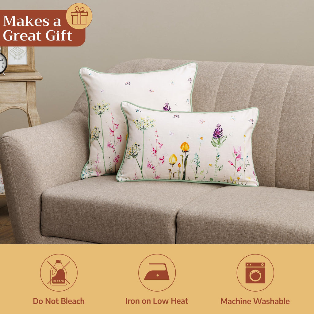Botanical Fresh Throw Pillow Covers