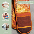 Thanksgiving Tartan Double Oven Mitts