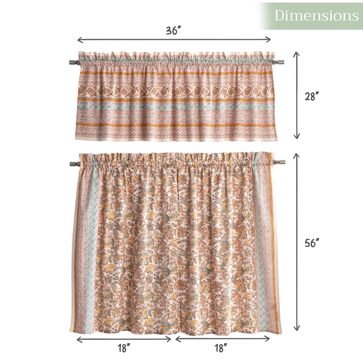 Nila Kitchen Curtains