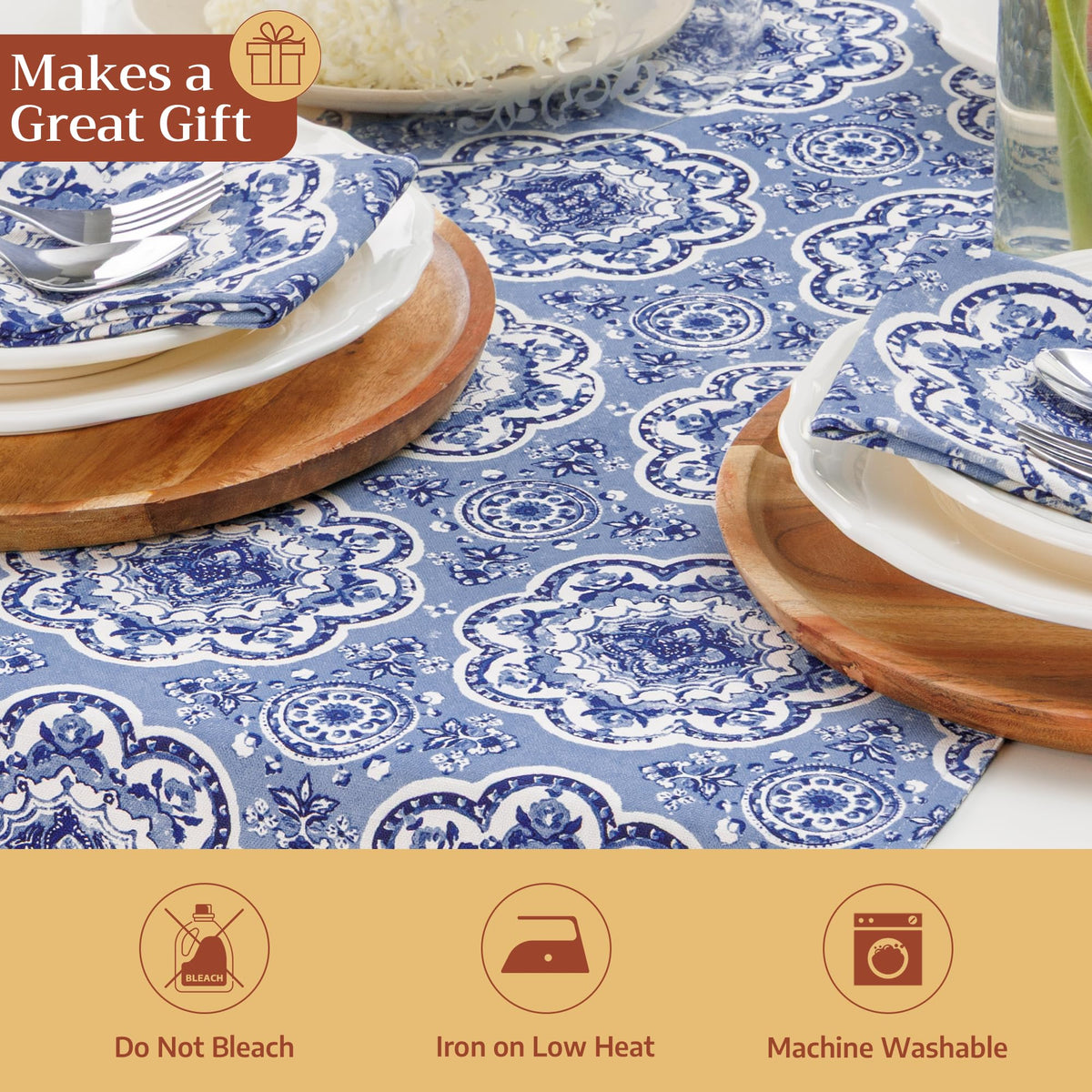 Melodie Bleue Table Runners