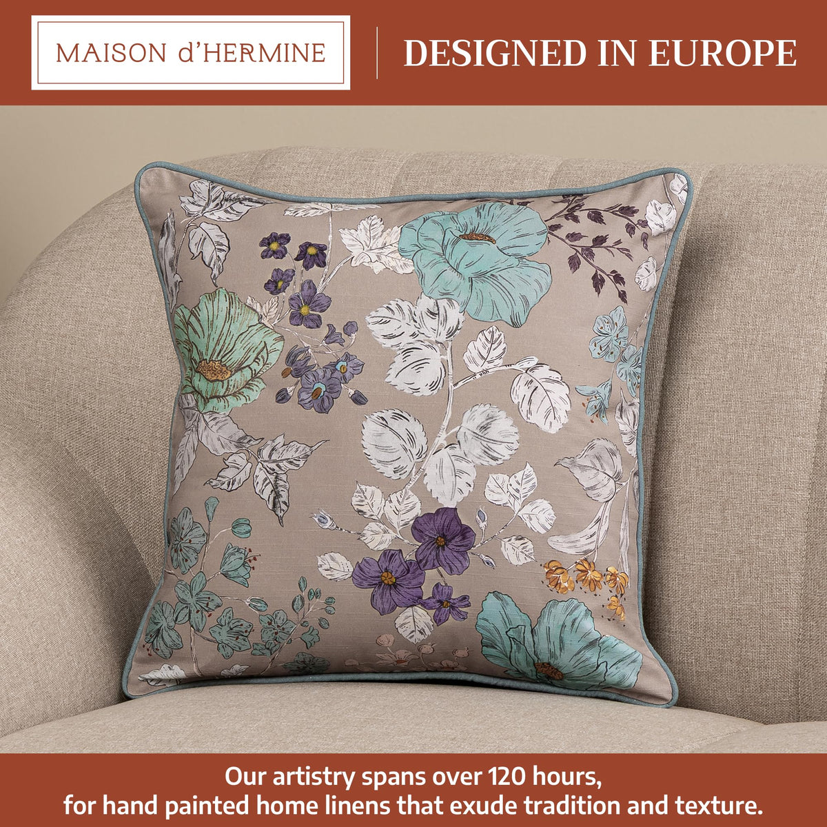 Clematis Throw Pillow Covers