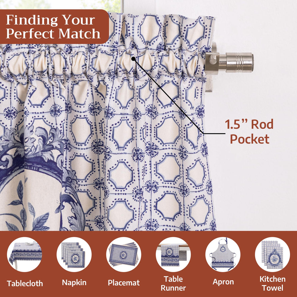 Prusse Kitchen Curtains