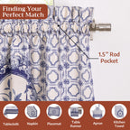 Prusse Kitchen Curtains