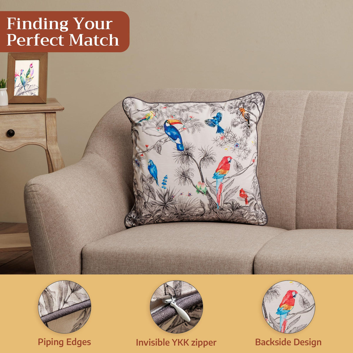 Amazonia Throw Pillow Covers