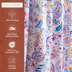 Indian Floral Kitchen Curtains