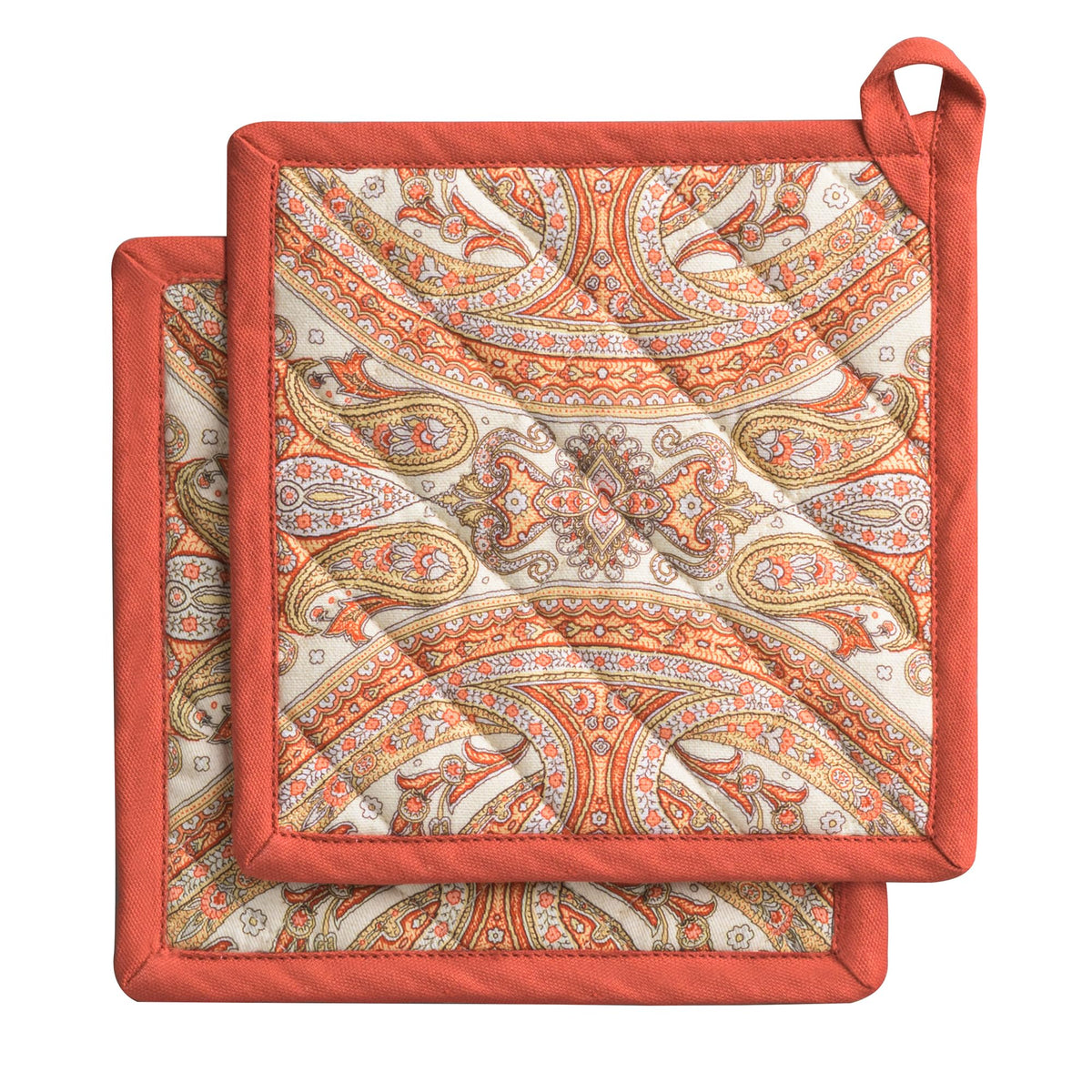 Kashmir Paisley Pot Holders