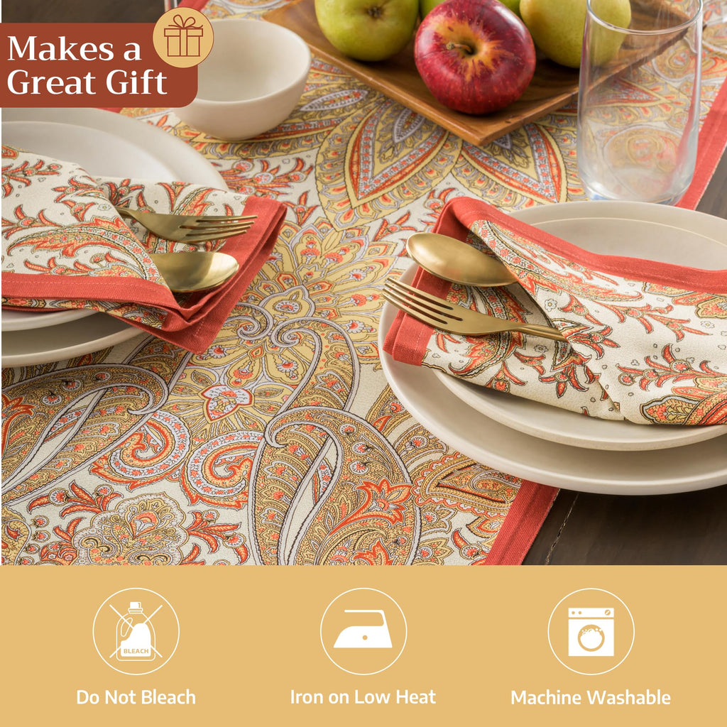 Kashmir Paisley Table Runners