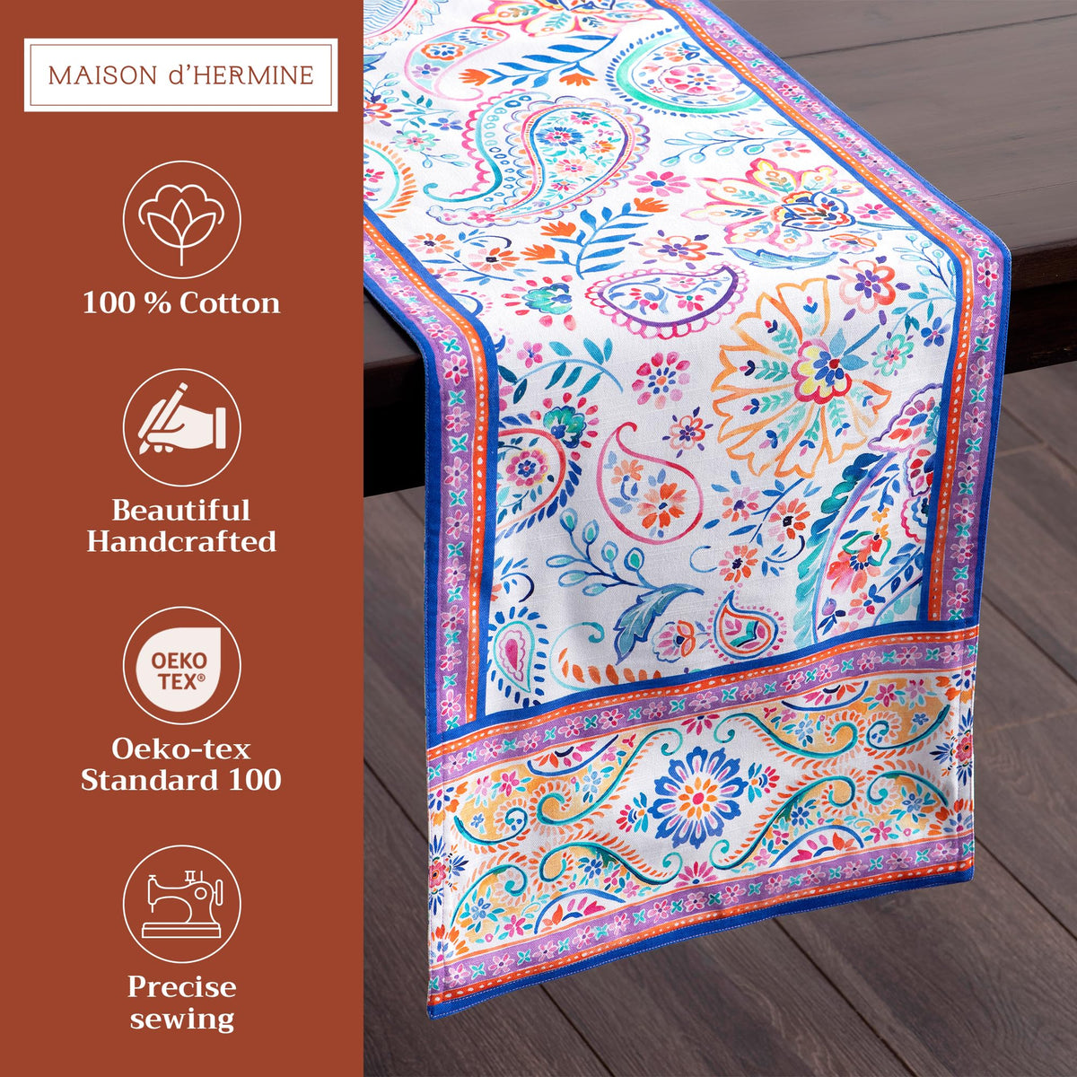 Indian Floral Table Runners