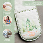 Winter Mornings Double Oven Mitts