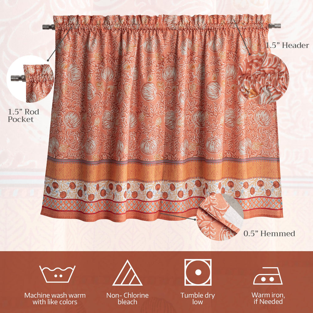 Harvest Festival Kitchen Curtains