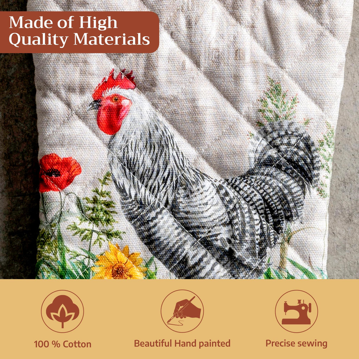 Basse Cour Oven Mitts