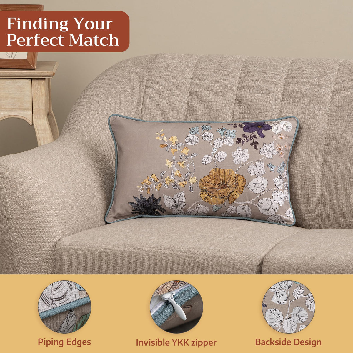 Clematis Throw Pillow Covers