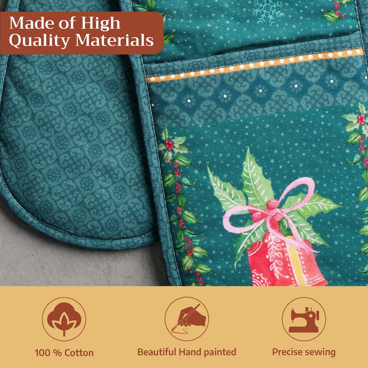 Hygge Christmas Double Oven Mitts
