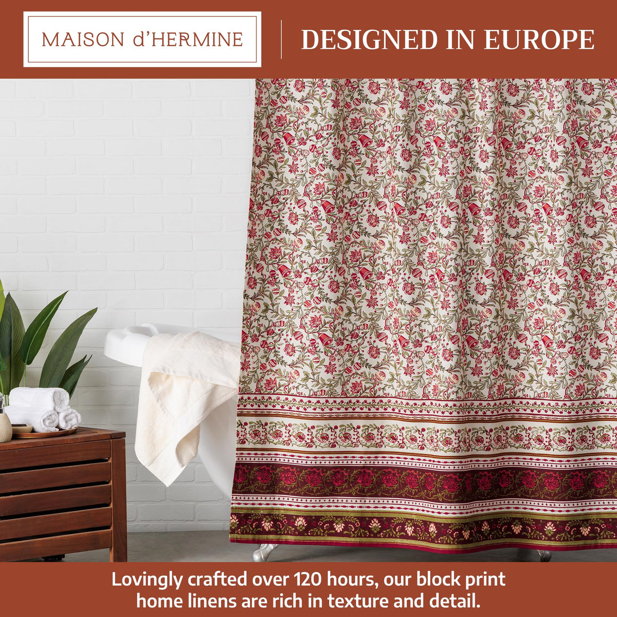Reveillon au Jardin Shower Curtains