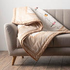 Birdies on Wire Throw Blankets