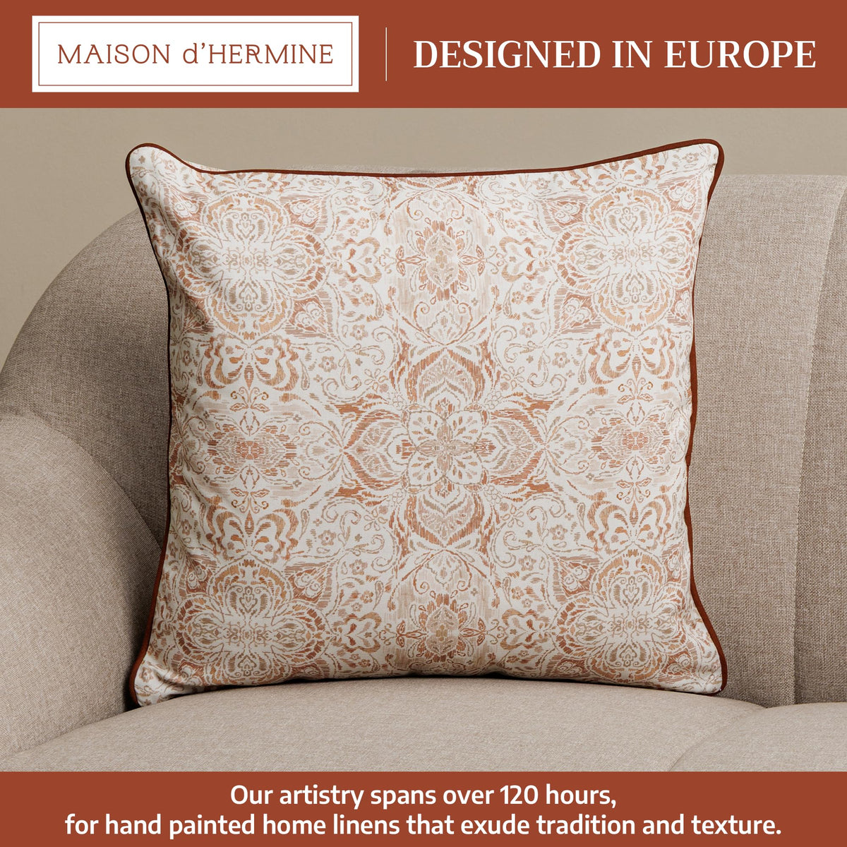 Damask Throw Pillow Covers