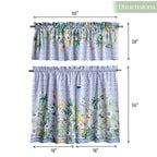 Passiflora Kitchen Curtains