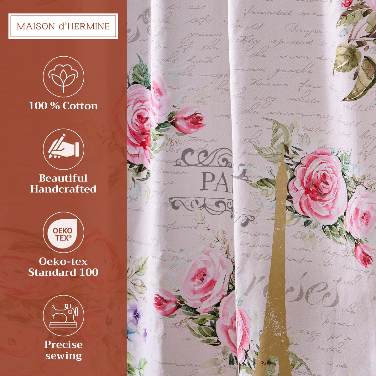 Champ De Mars Shower Curtains